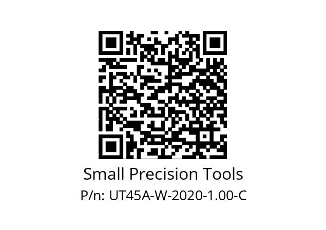   Small Precision Tools UT45A-W-2020-1.00-C