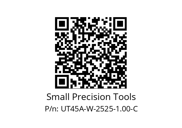   Small Precision Tools UT45A-W-2525-1.00-C