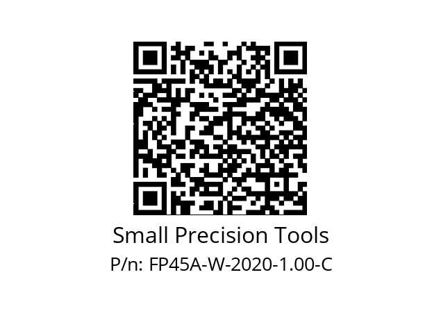   Small Precision Tools FP45A-W-2020-1.00-C