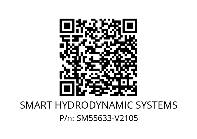   SMART HYDRODYNAMIC SYSTEMS SM55633-V2105