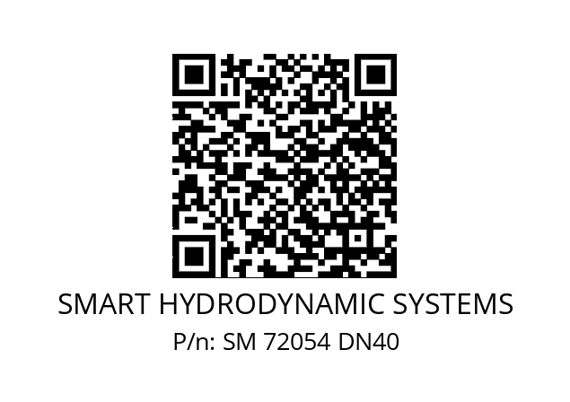   SMART HYDRODYNAMIC SYSTEMS SM 72054 DN40