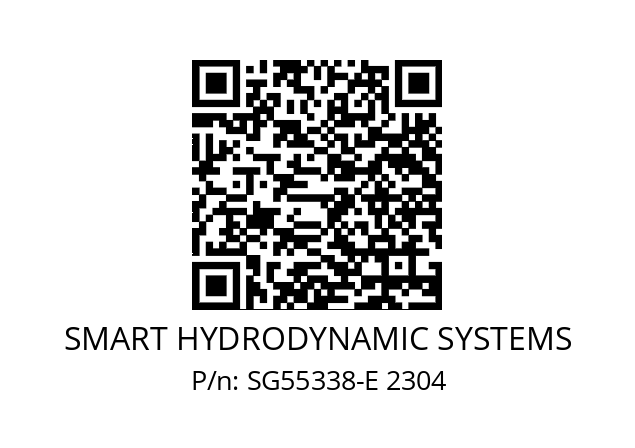   SMART HYDRODYNAMIC SYSTEMS SG55338-E 2304