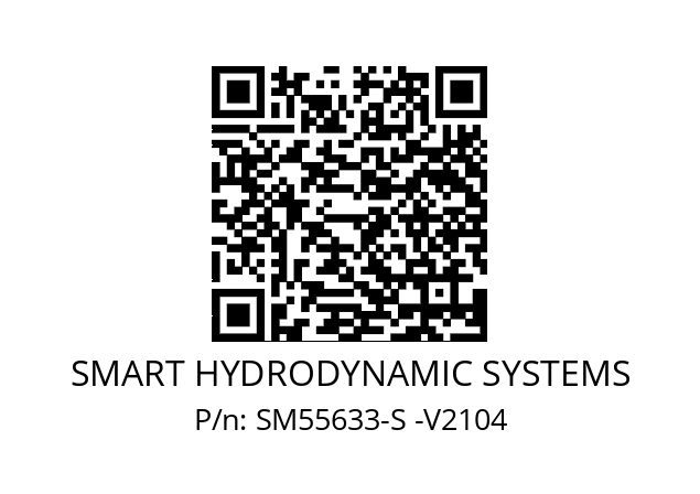   SMART HYDRODYNAMIC SYSTEMS SM55633-S -V2104