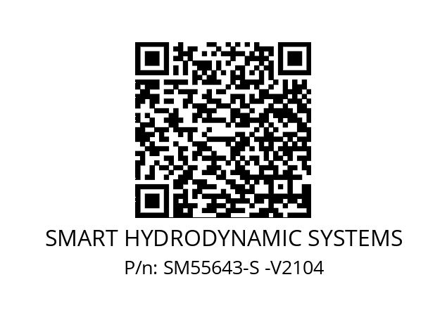   SMART HYDRODYNAMIC SYSTEMS SM55643-S -V2104