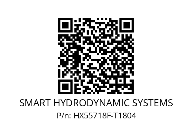   SMART HYDRODYNAMIC SYSTEMS HX55718F-T1804