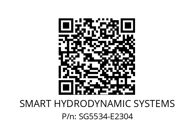   SMART HYDRODYNAMIC SYSTEMS SG5534-E2304