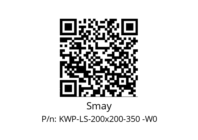   Smay KWP-LS-200x200-350 -W0