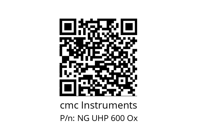   cmc Instruments NG UHP 600 Ox