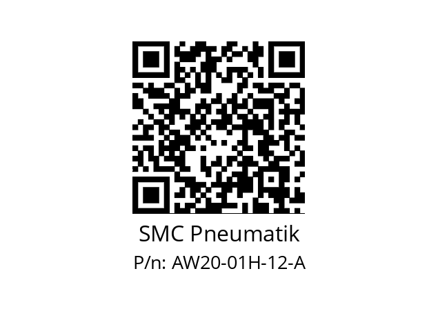   SMC Pneumatik AW20-01H-12-A