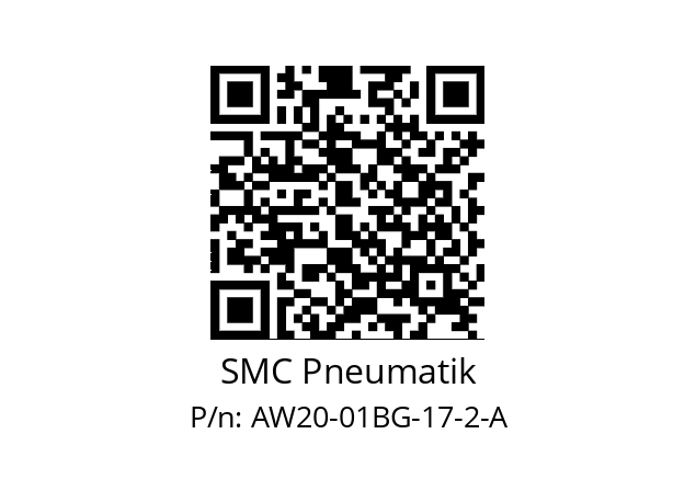   SMC Pneumatik AW20-01BG-17-2-A