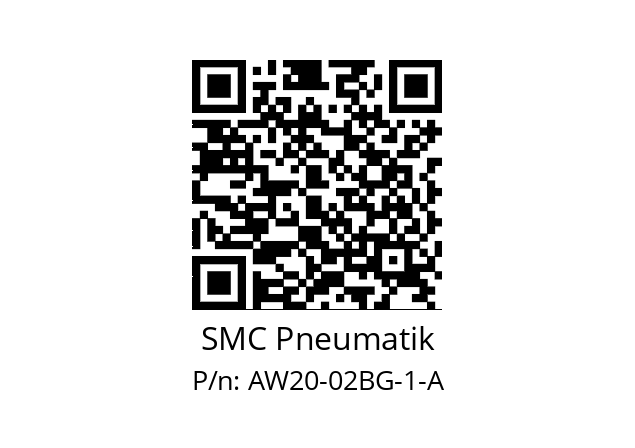   SMC Pneumatik AW20-02BG-1-A