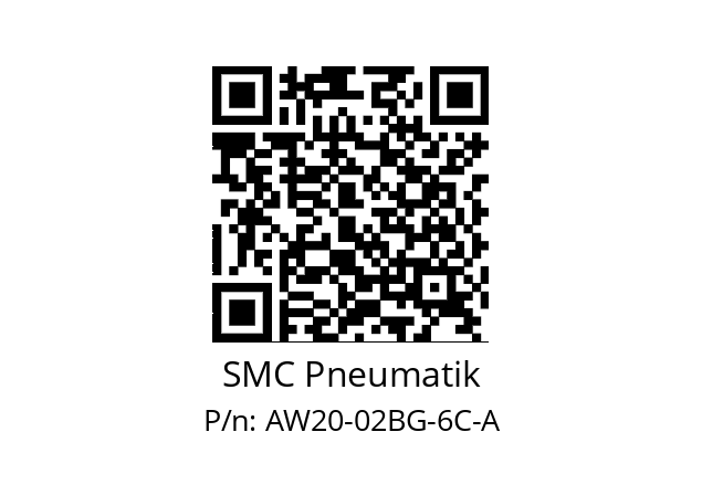   SMC Pneumatik AW20-02BG-6C-A