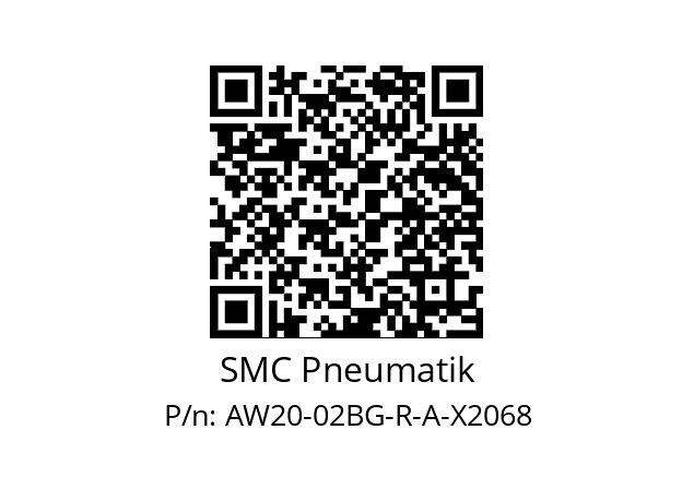   SMC Pneumatik AW20-02BG-R-A-X2068