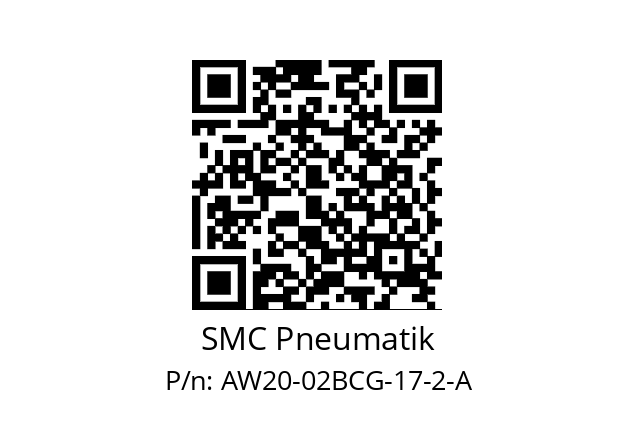   SMC Pneumatik AW20-02BCG-17-2-A