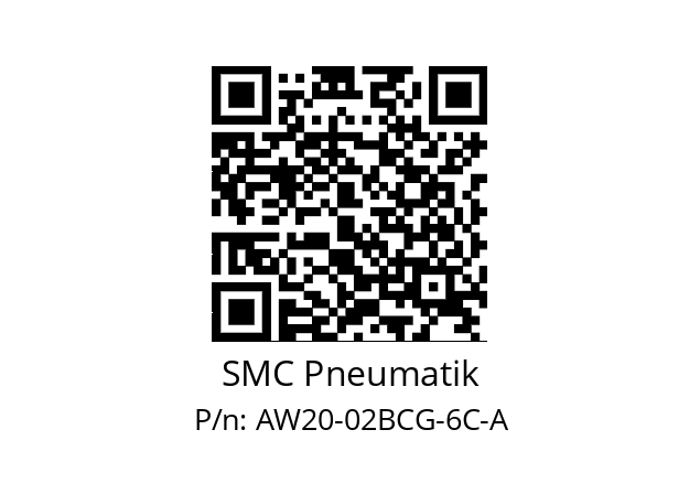   SMC Pneumatik AW20-02BCG-6C-A