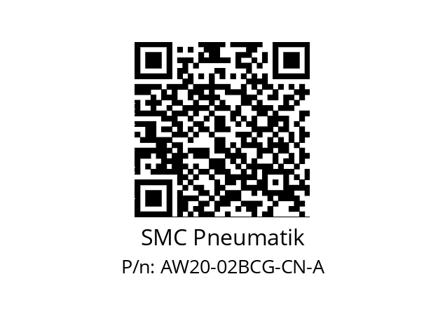   SMC Pneumatik AW20-02BCG-CN-A