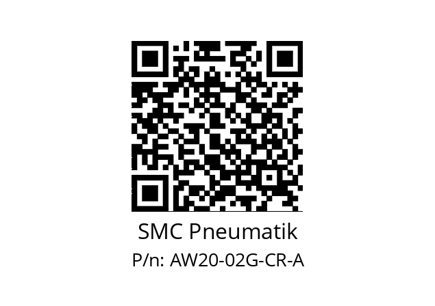   SMC Pneumatik AW20-02G-CR-A