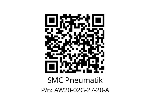   SMC Pneumatik AW20-02G-27-20-A