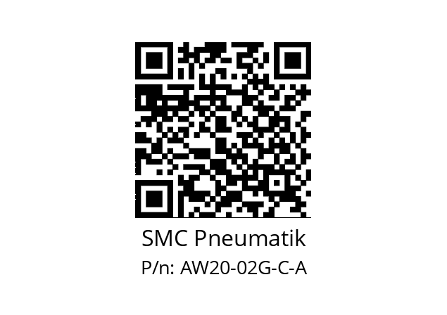   SMC Pneumatik AW20-02G-C-A