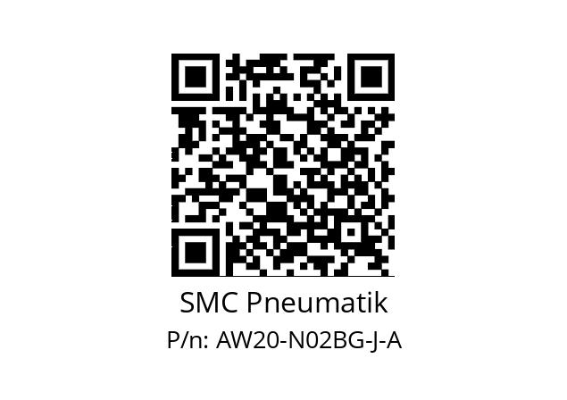   SMC Pneumatik AW20-N02BG-J-A