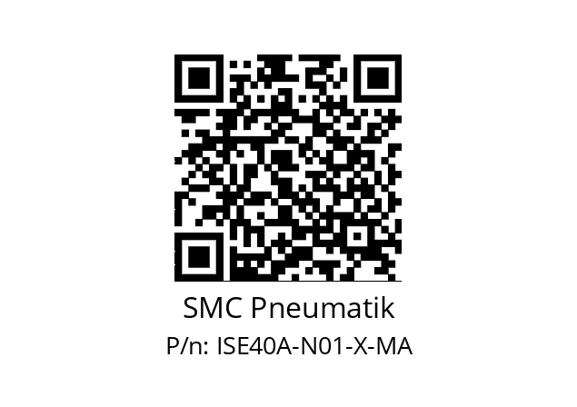   SMC Pneumatik ISE40A-N01-X-MA