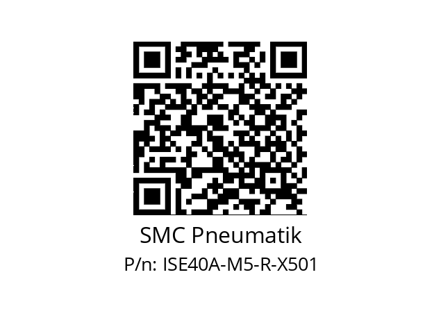   SMC Pneumatik ISE40A-M5-R-X501