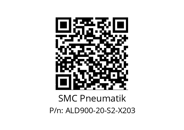   SMC Pneumatik ALD900-20-S2-X203