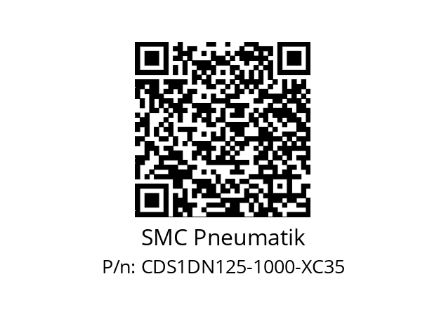   SMC Pneumatik CDS1DN125-1000-XC35