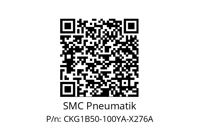   SMC Pneumatik CKG1B50-100YA-X276A