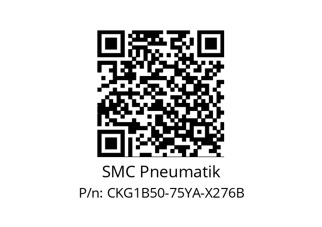   SMC Pneumatik CKG1B50-75YA-X276B