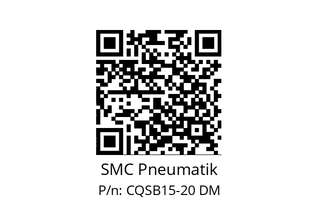   SMC Pneumatik CQSB15-20 DM