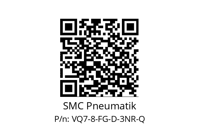   SMC Pneumatik VQ7-8-FG-D-3NR-Q