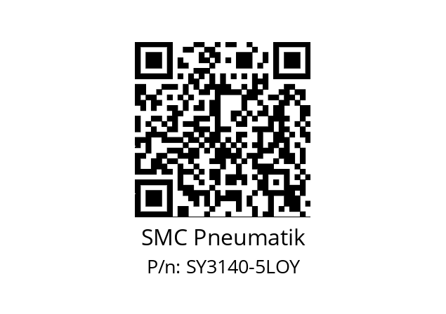   SMC Pneumatik SY3140-5LOY