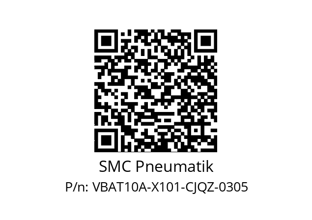   SMC Pneumatik VBAT10A-X101-CJQZ-0305