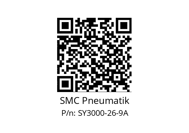   SMC Pneumatik SY3000-26-9A