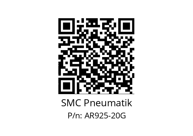   SMC Pneumatik AR925-20G