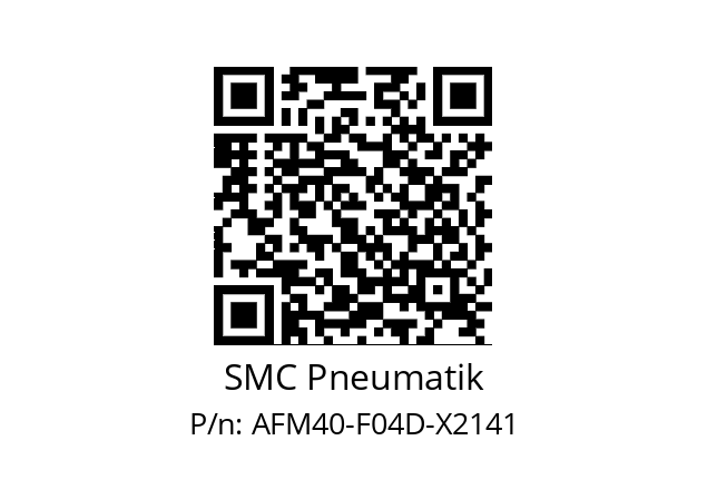   SMC Pneumatik AFM40-F04D-X2141