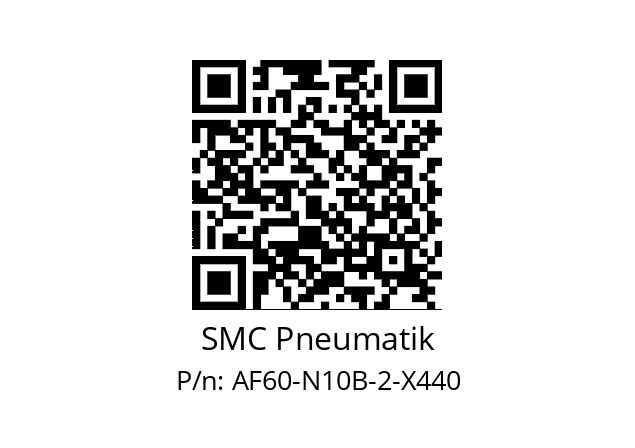   SMC Pneumatik AF60-N10B-2-X440