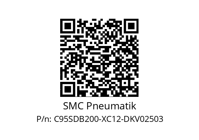   SMC Pneumatik C95SDB200-XC12-DKV02503