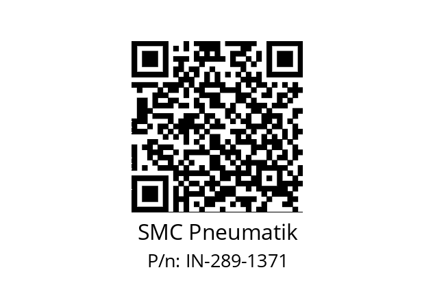   SMC Pneumatik IN-289-1371