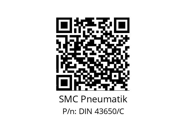   SMC Pneumatik DIN 43650/C