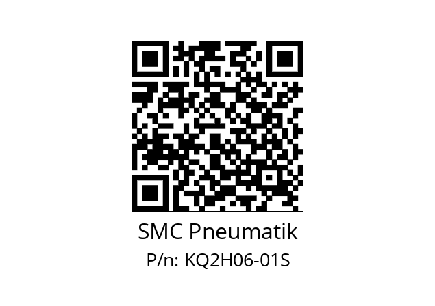   SMC Pneumatik KQ2H06-01S