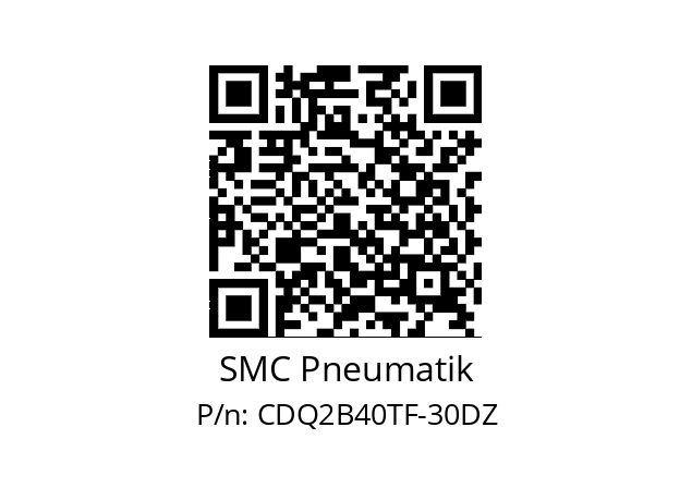   SMC Pneumatik CDQ2B40TF-30DZ