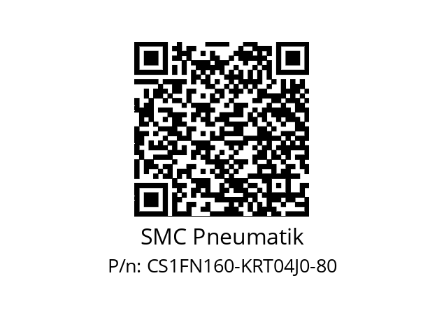   SMC Pneumatik CS1FN160-KRT04J0-80