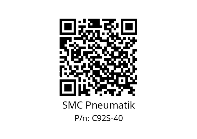   SMC Pneumatik C92S-40