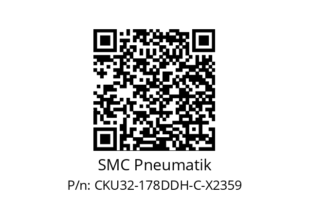   SMC Pneumatik CKU32-178DDH-C-X2359