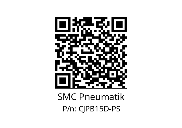   SMC Pneumatik CJPB15D-PS