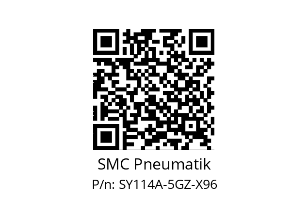   SMC Pneumatik SY114A-5GZ-X96