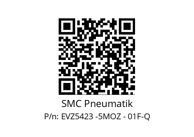   SMC Pneumatik EVZ5423 -5MOZ - 01F-Q