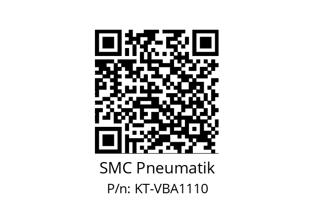   SMC Pneumatik KT-VBA1110